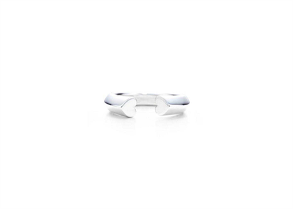 Rhodium Plated | Hearts Collection Rings